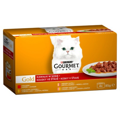 Gourmet gold box ksky v ave konzervy pre maky 4 x 85 g