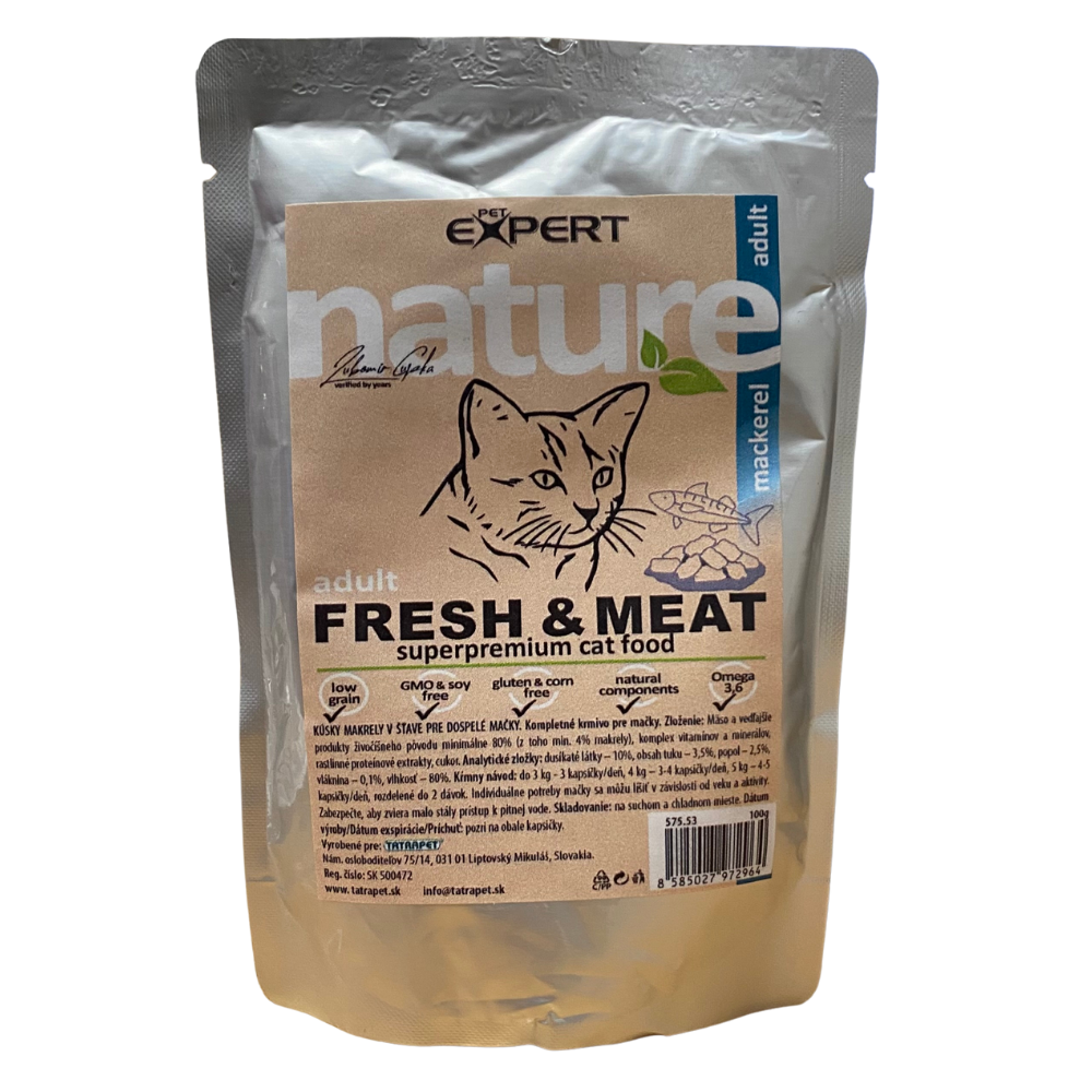 PET EXPERT kapsika pre maku 100g makrela nature