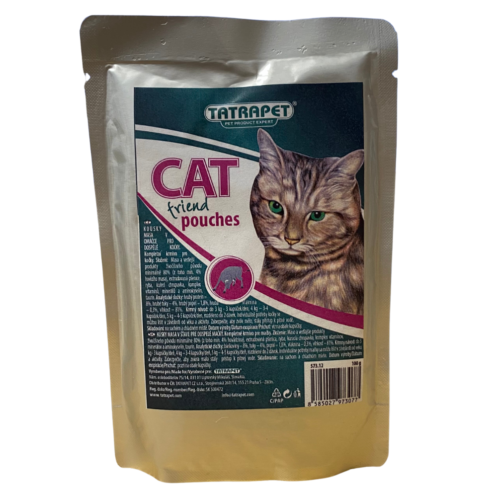 Cat Friend kapsika pre maku 100g bag hovdzia