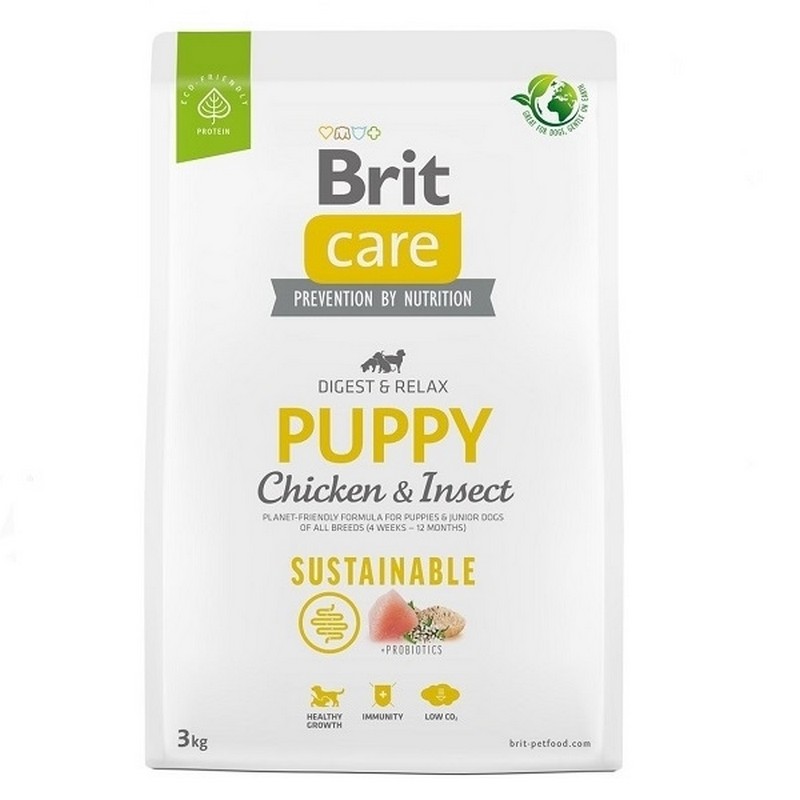 Brit Care dog Sustainable Puppy 3 kg exp. 11.06.2024