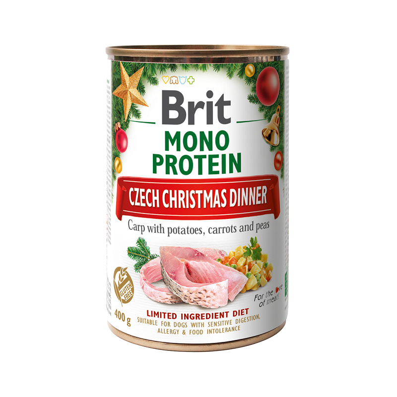 Brit konzerva Mono Protein Czech Christmas Dinner 400g