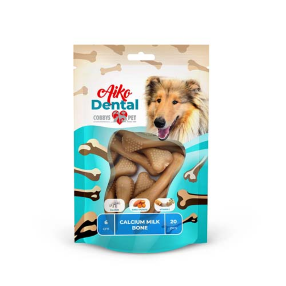 COBBYS PET AIKO Dental Calcium Milk Bone 170g