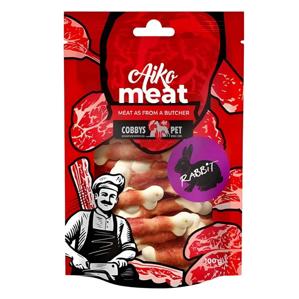 COBBYS PET AIKO Meat krliie mso na kalciovej kosti 100g