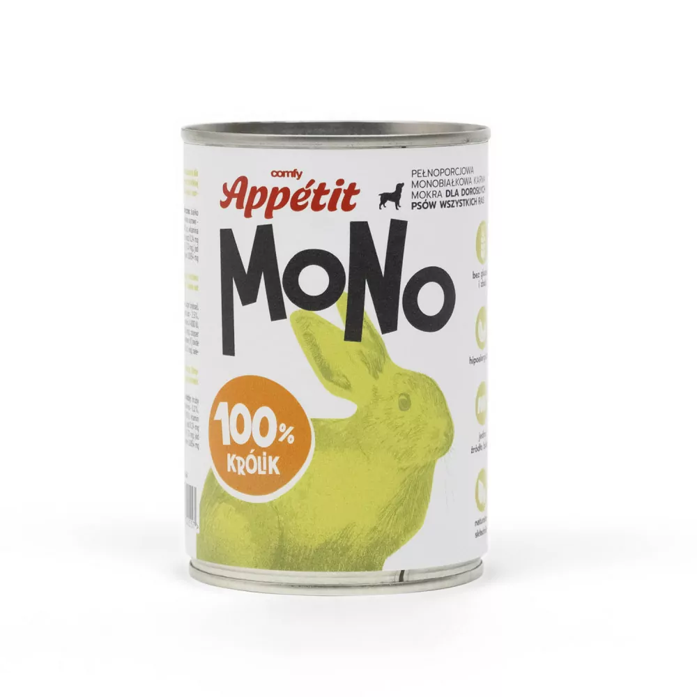 Comfy Appetit Dog Mono Rabbit 400 g