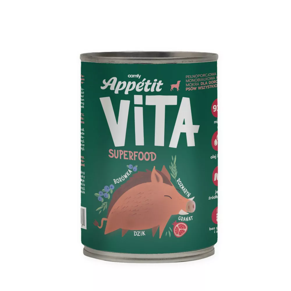 Comfy Appetit Dog Vita Boar 400 g
