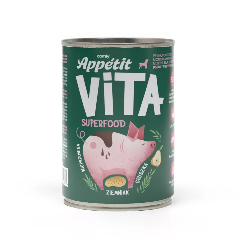 Comfy Appetit Dog Vita Pork 400 g