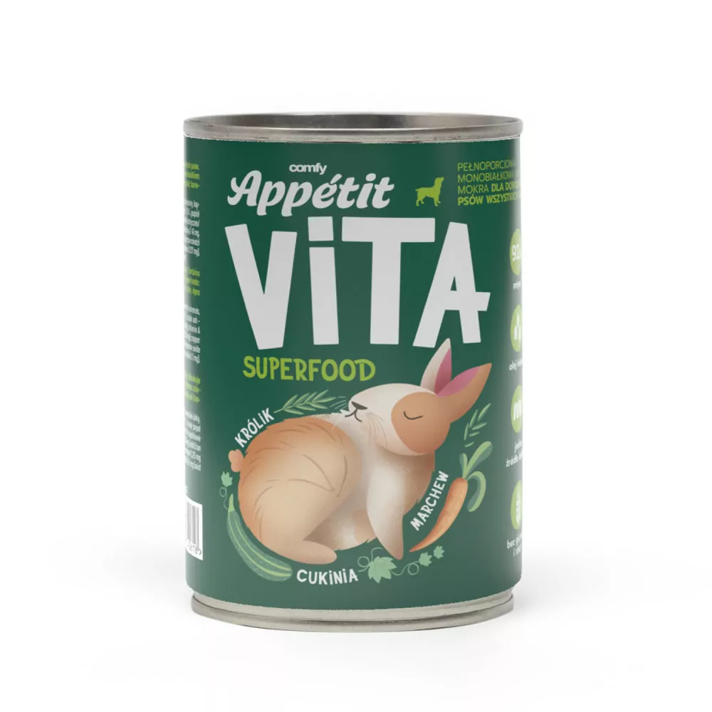 Comfy Appetit Dog Vita Rabbit 400 g
