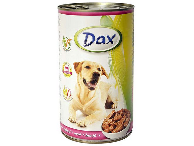 Dax teacie 1240 g konzerva pre psov s normlnou aktivitou
