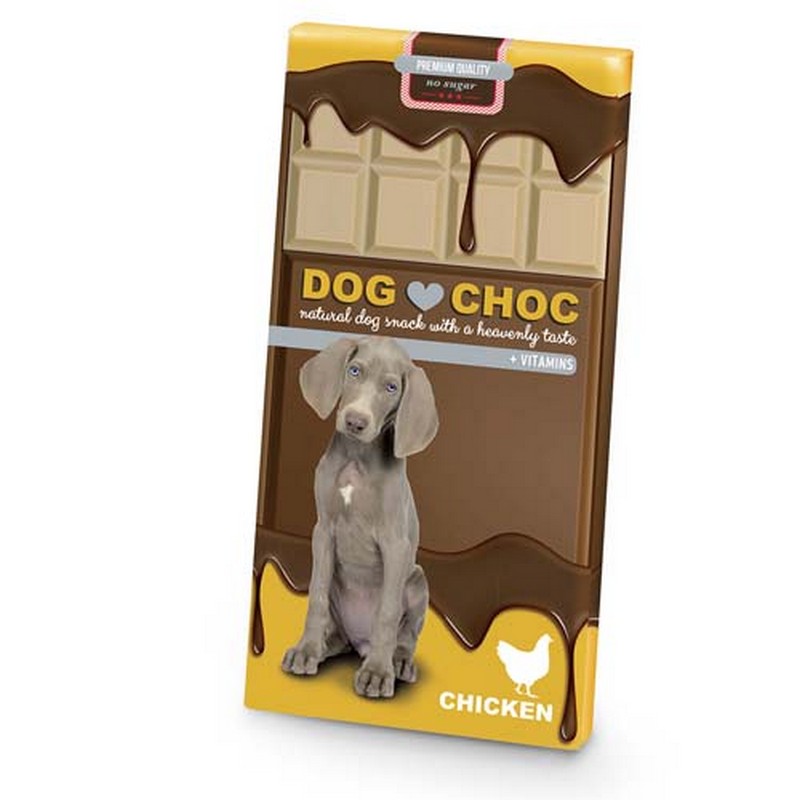 DUVO+ DOG CHOC chicken 100g okolda pre psov