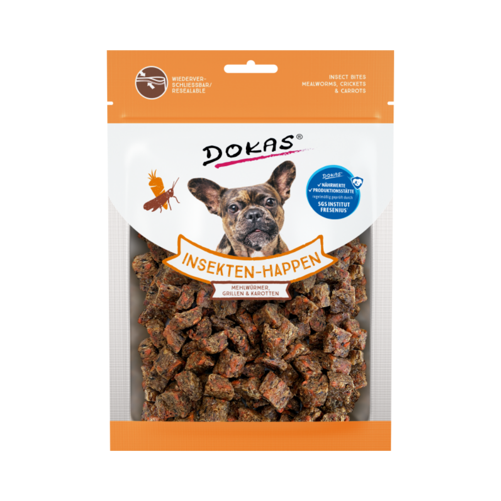 Dokas kosti�ky s hmyzom a mrkvou 100g