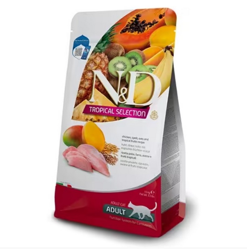 Farmina N&D cat TROPICAL SELECTION (AG) adult, chicken 1,5 kg