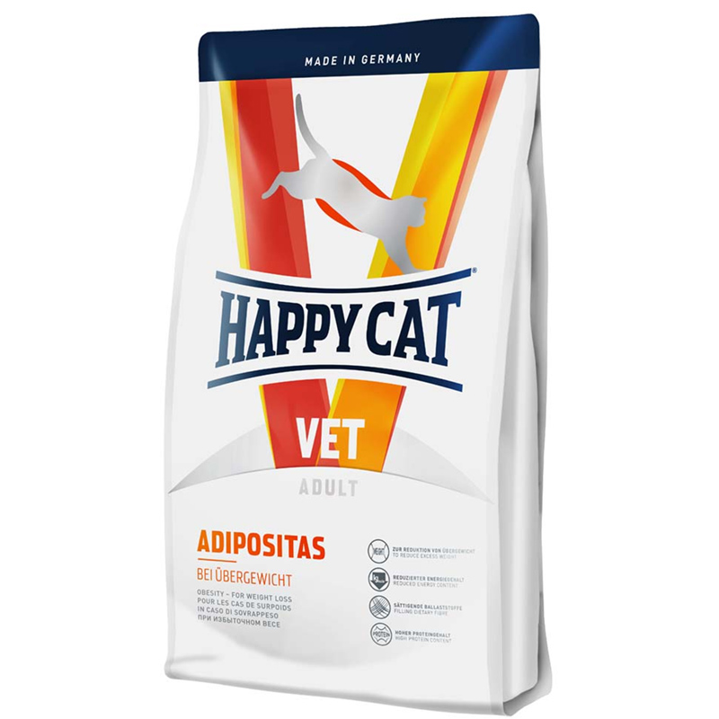 Happy cat VET Adipositas krmivo pre maky 1,4 kg