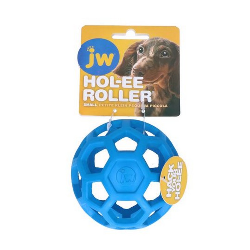 JW Hol-EE roller S 9 cm blue