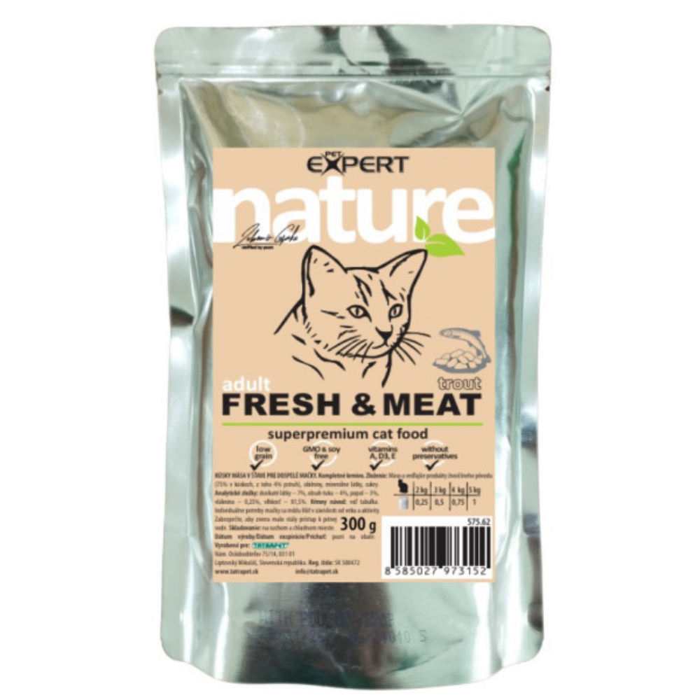 PET EXPERT kapsika pre maku 300g pstruh nature