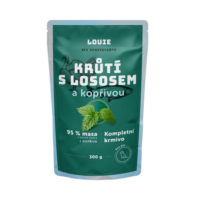Kapsika LOUIE morka s lososom a ihavou 300g