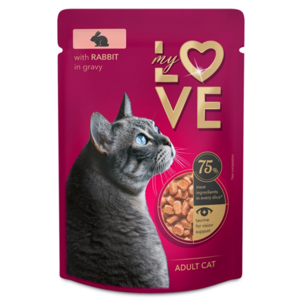 My Love kapsika pre maky s krlikom v jemnej omke 85g