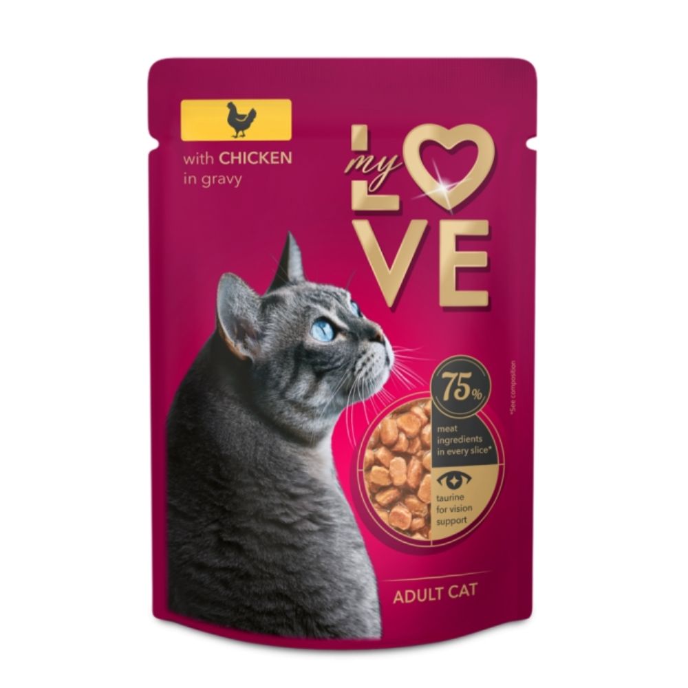 My Love kapsika pre maky s kuracm msom v jemnej omke 100 g