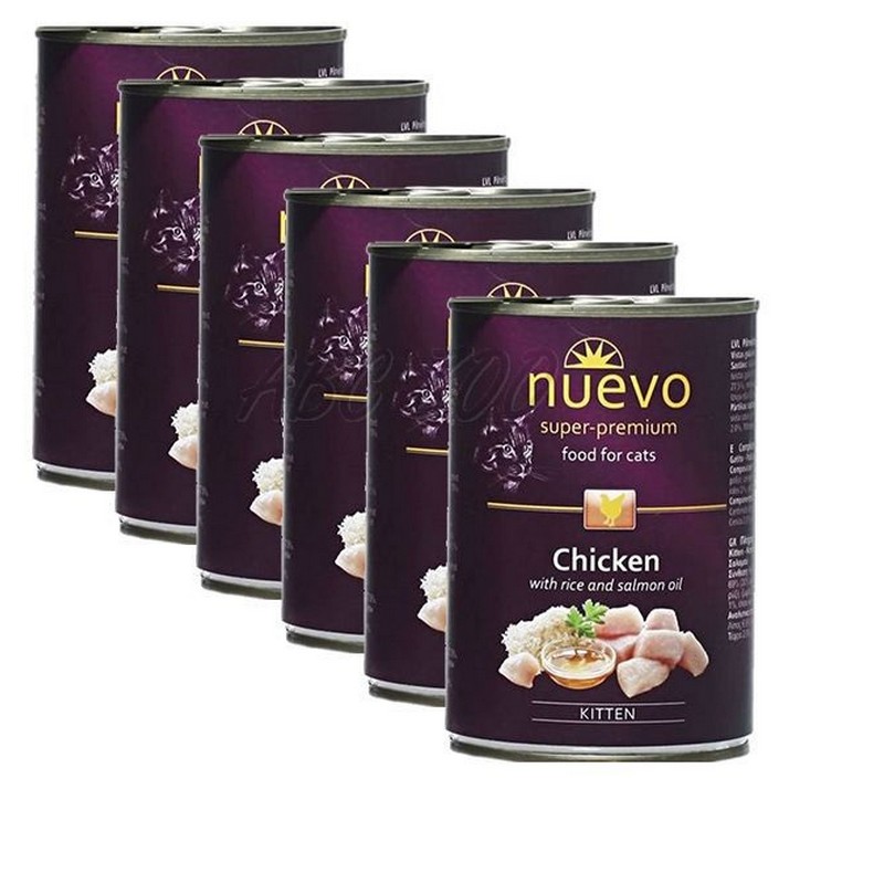 NUEVO cat Kitten Chicken multipack 6x400 g