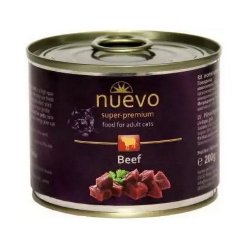 Nuevo cat konzerva Beef 200g