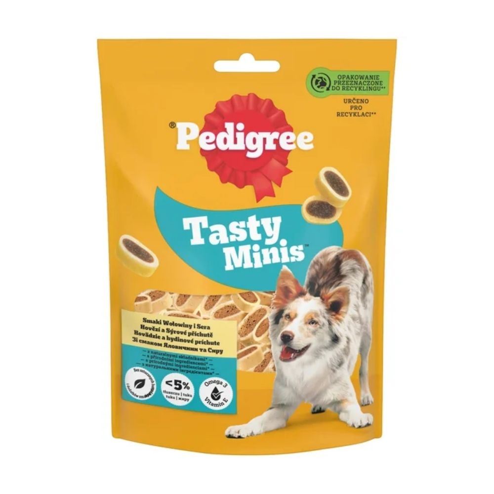 PEDIGREE poch��ka Tasty Minis Cheesy Bites 140g