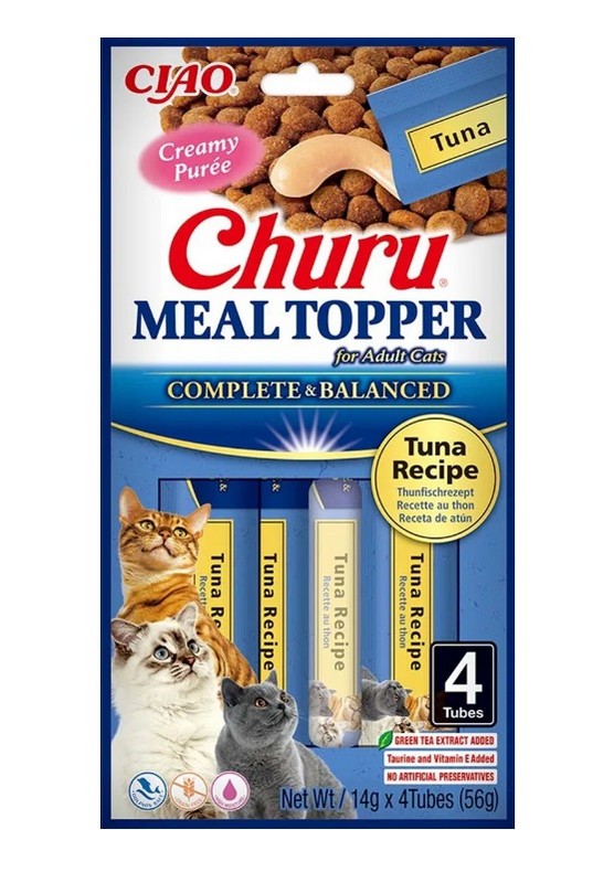 Pamlsok Inaba Churu Meal Topper cat Tuniak 4 tuby 56 g