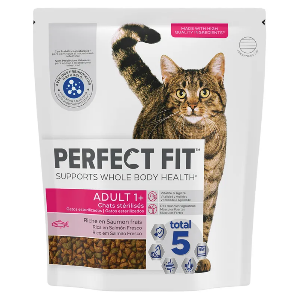 Perfect fit ADULT s lososom 750g