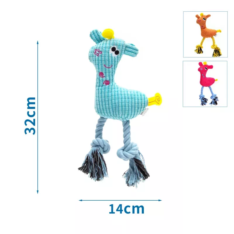Ply�ov� zvieratko s lanom 32cm