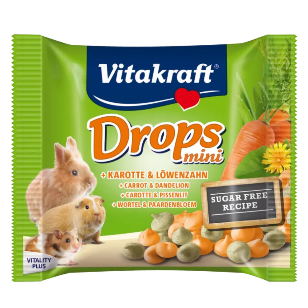 Pochka Vitakraft Happy krlik s mrkvou, dropsy 40g