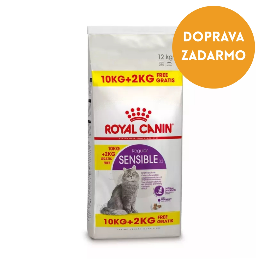 Royal Canin Sensible 10+2 kg Gratis