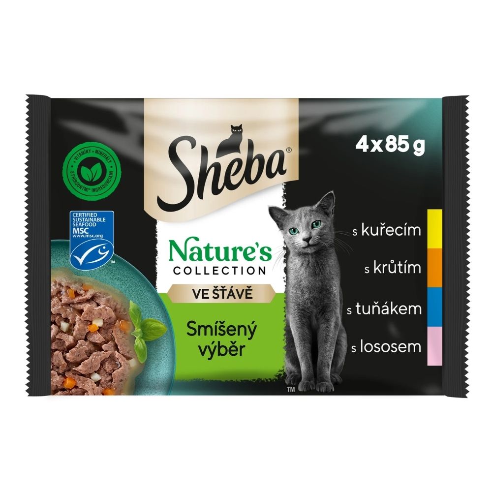 Sheba Natures collection mix v ��ave 4x85g