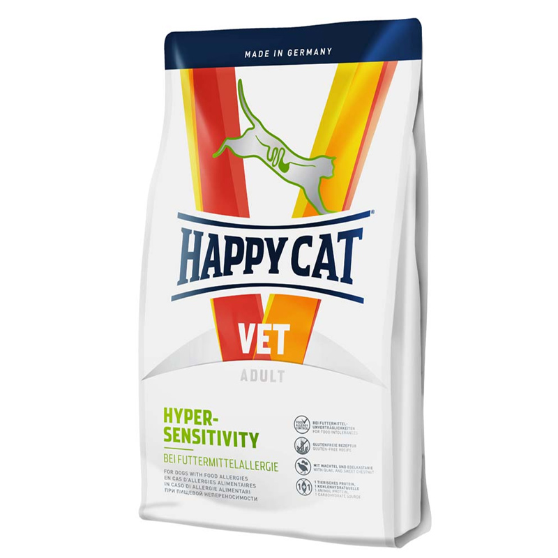 Happy cat VET Hypersensitivity pre maky 1 kg