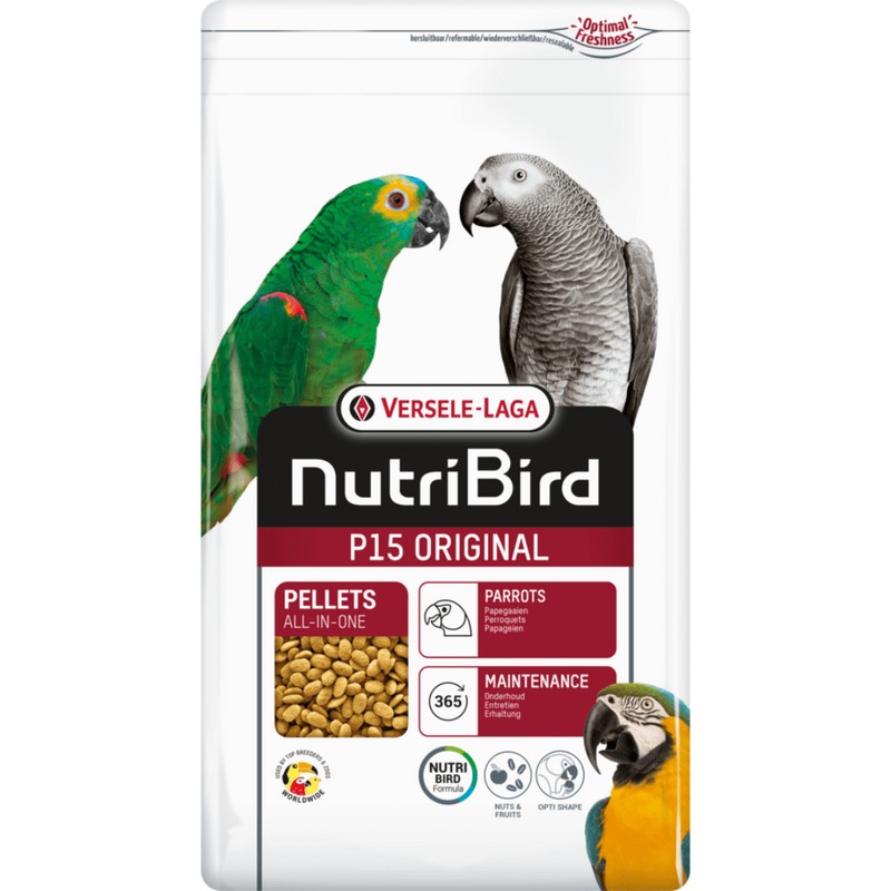 Versele laga nutribird P15 original 1kg  extrudy pre vek papagje