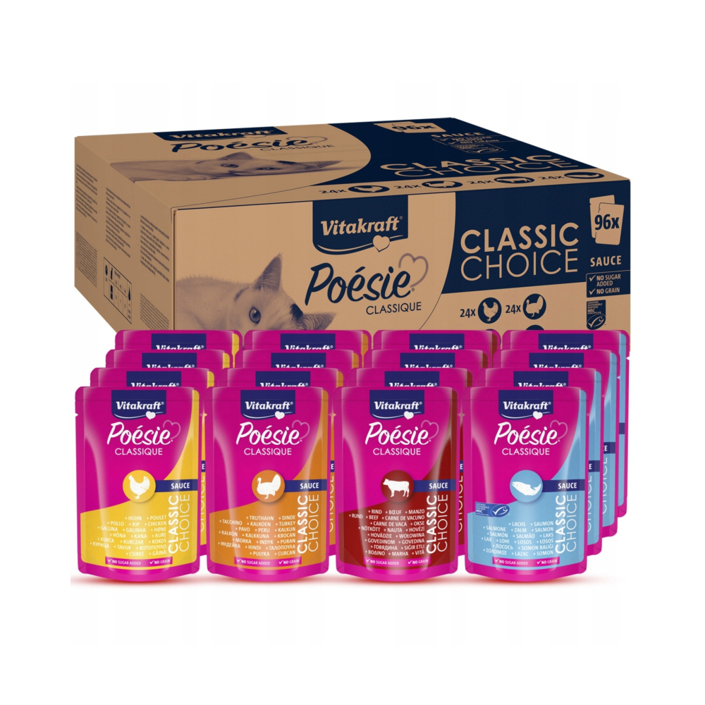Vitakraft Poesie Classic Mega Pack 96x85g