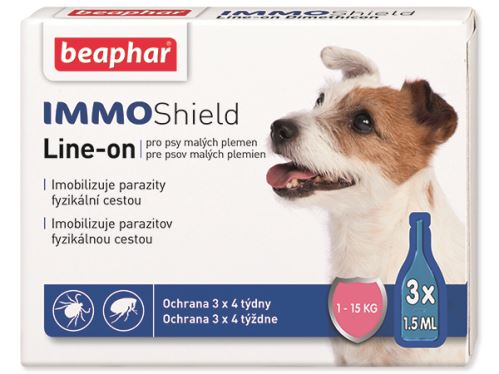 Beaphar Immo Shield Line - on Pipety pre mal psy (3x1,5ml)