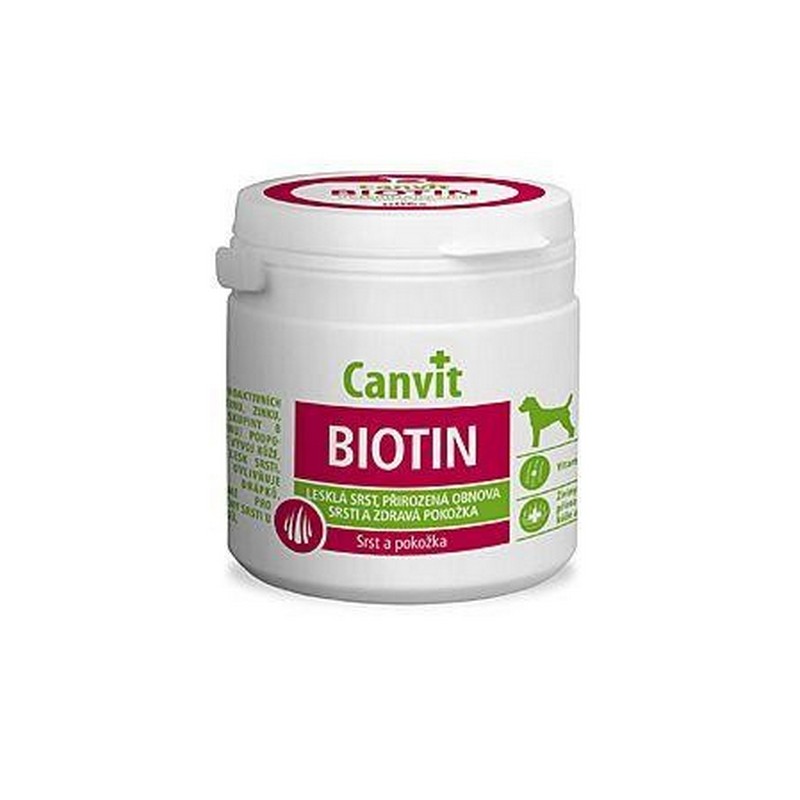 Canvit Biotin 100 g minerlny doplnok krmiva pre psov