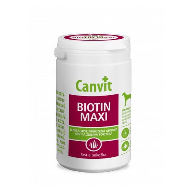Canvit Biotin Maxi 230 g minerlny doplnok krmiva pre psov