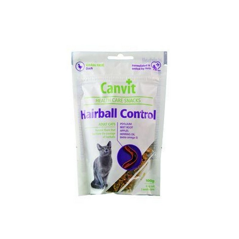 Canvit Hairball Control Snack 100 g polomkk funkn pochtka pre maky