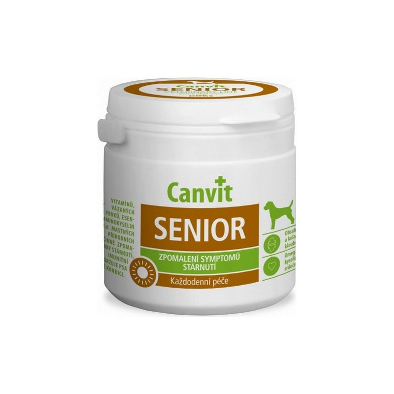 Canvit Senior 100 g vitamnov doplnok krmiva pre psov