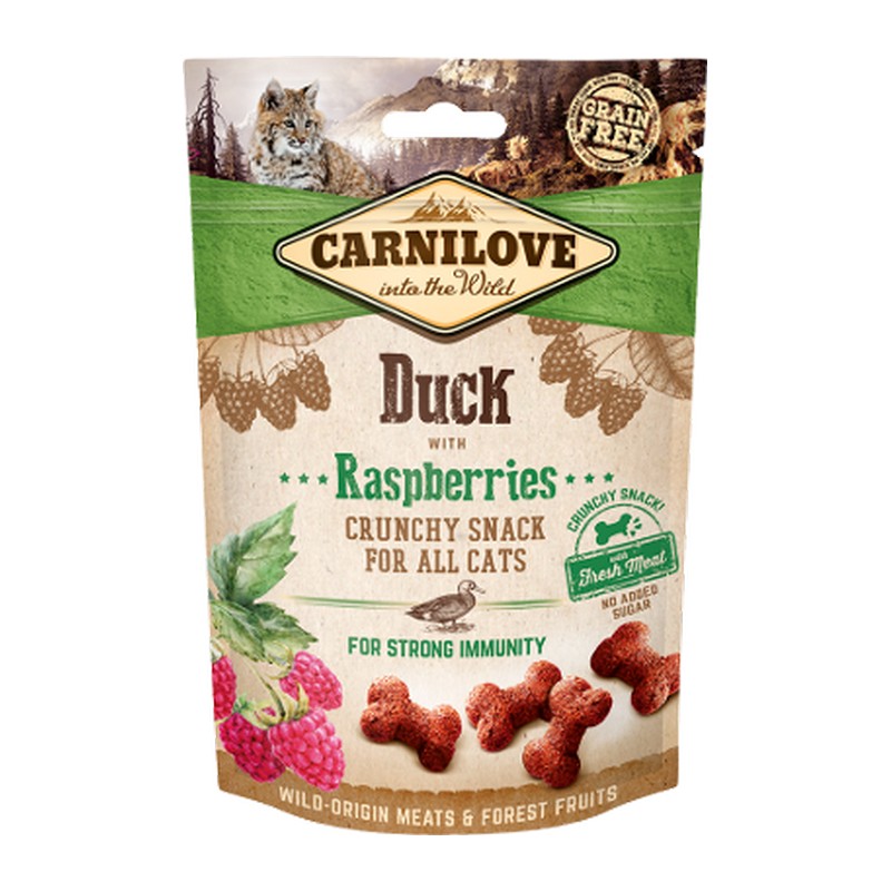 Carnilove Cat crunchy snack duck pochka pre maky 50 g