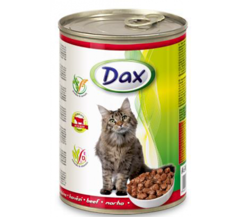 Dax konzerva pre maky hovdzia 415g