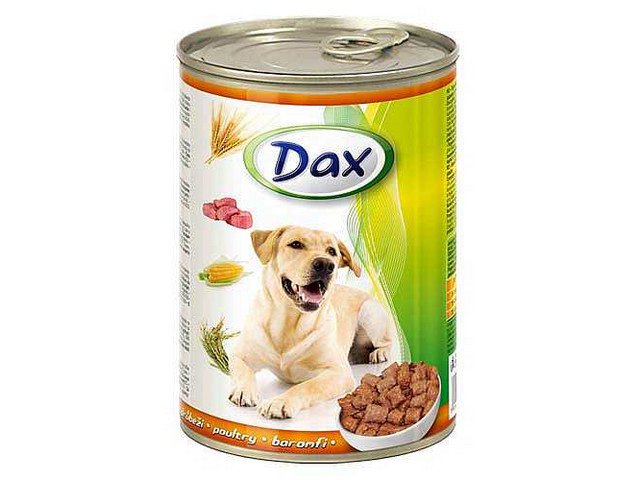 Dax hydina 1240 g konzerva pre psov s normlnou aktivitou