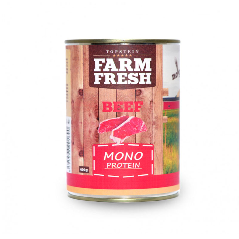 Farm fresh Monoprotein konzerva pre psov hovdzia 400g