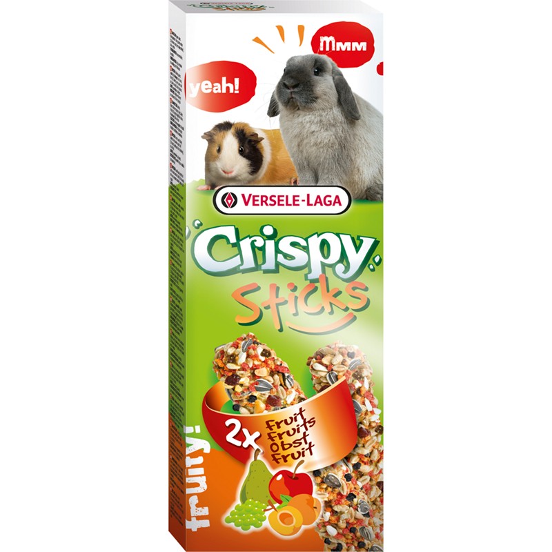Pamlsok VL Crispy Sticks Rabbits-Guinea Pigs Fruit- s ovocm - 2 ks, 110 g