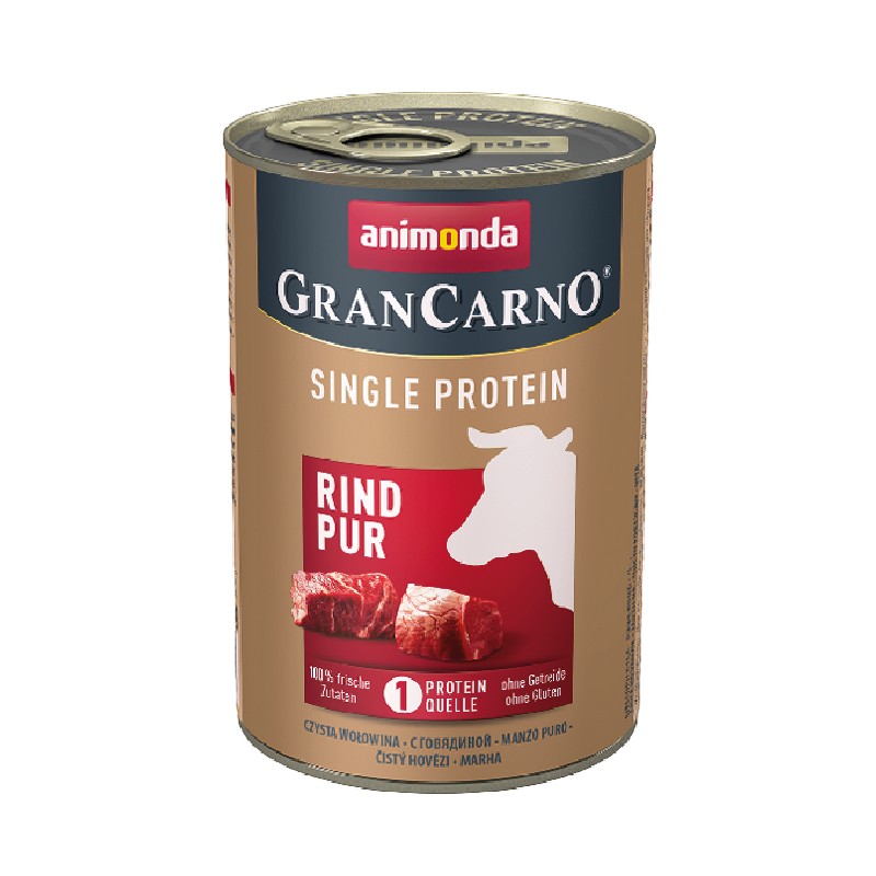 Animonda Grancarno Single protein konzerva pre psov hovdzie 400 g