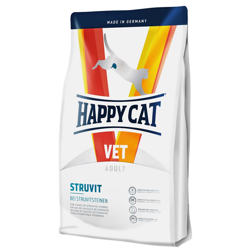 Happy cat VET Struvit krmivo pre maky 1 kg