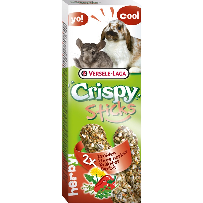 Pamlsok VL Crispy Sticks Rabbits Guinea Pigs Herbs- bylinky - 2 ks, 110 g
