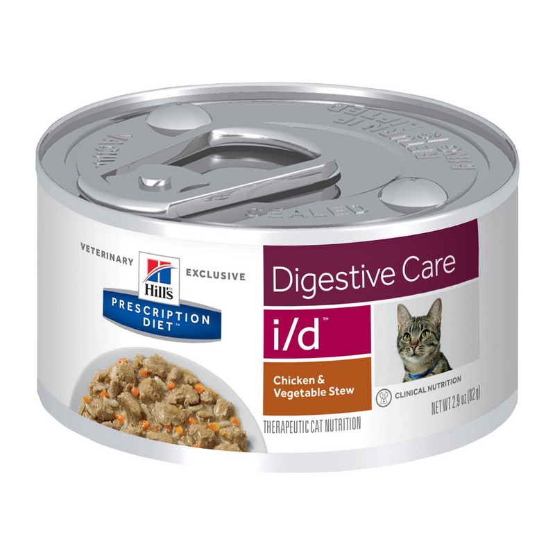 Hill's Diet i/d Digestive Care AB+ Stew Chicken & Vegetables konzerva pre maky 82 g