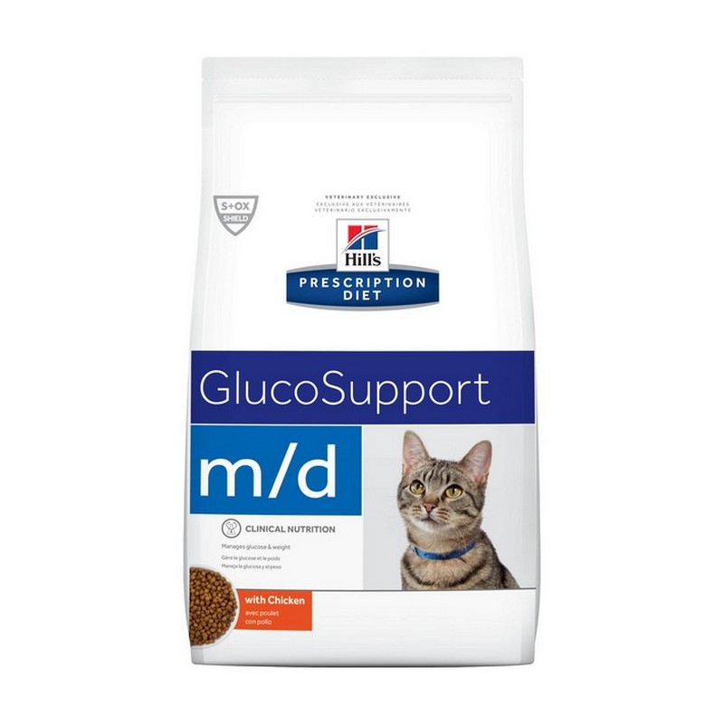 Hill's Diet m/d Gluco Support granule pre maky 1,5 kg