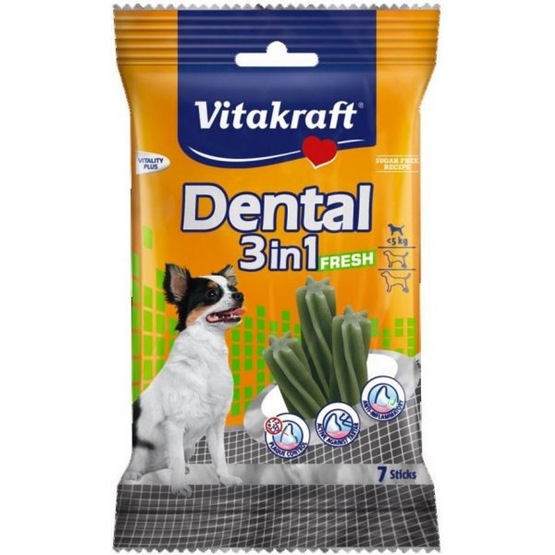 Vitakraft Dental Sticks 3in1 FRESH XS 70g