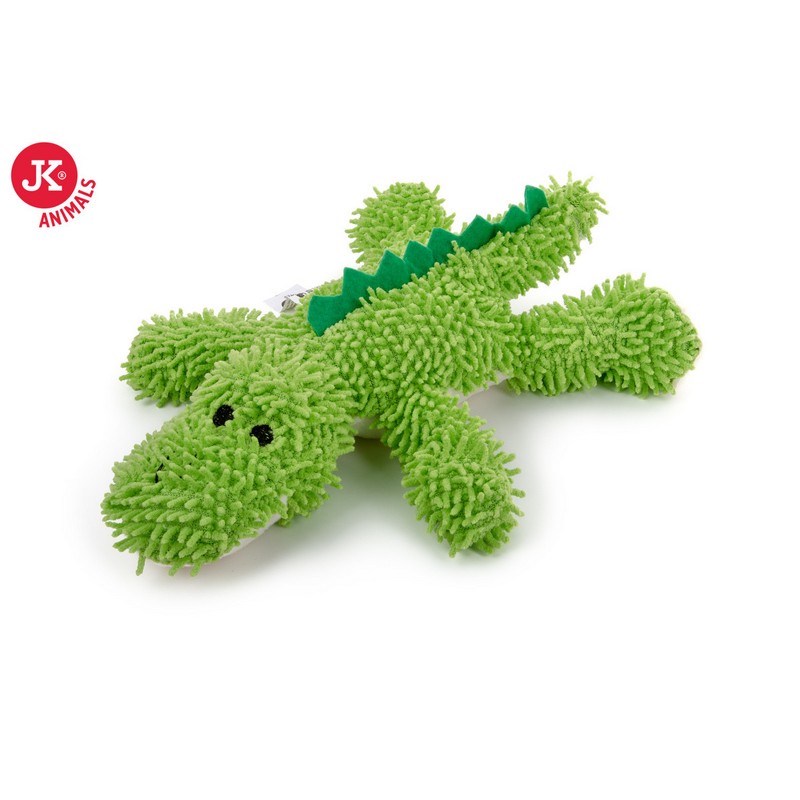 JK Animals plyov hraka pre psa krokodl mop 30 cm